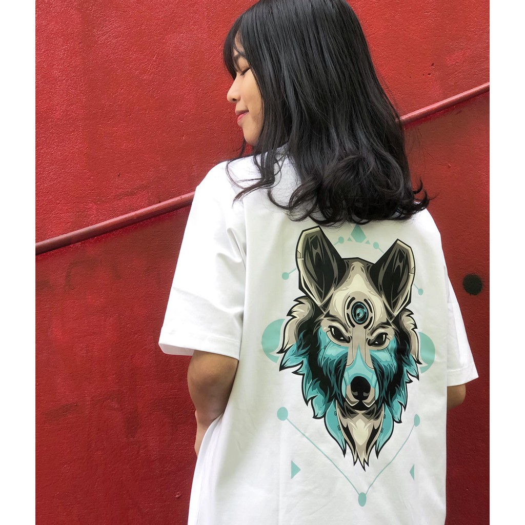 ÁO THUN TAY LỠ IN HÌNH SÓI SGES STREES STYLE PHẢN QUANG | BigBuy360 - bigbuy360.vn