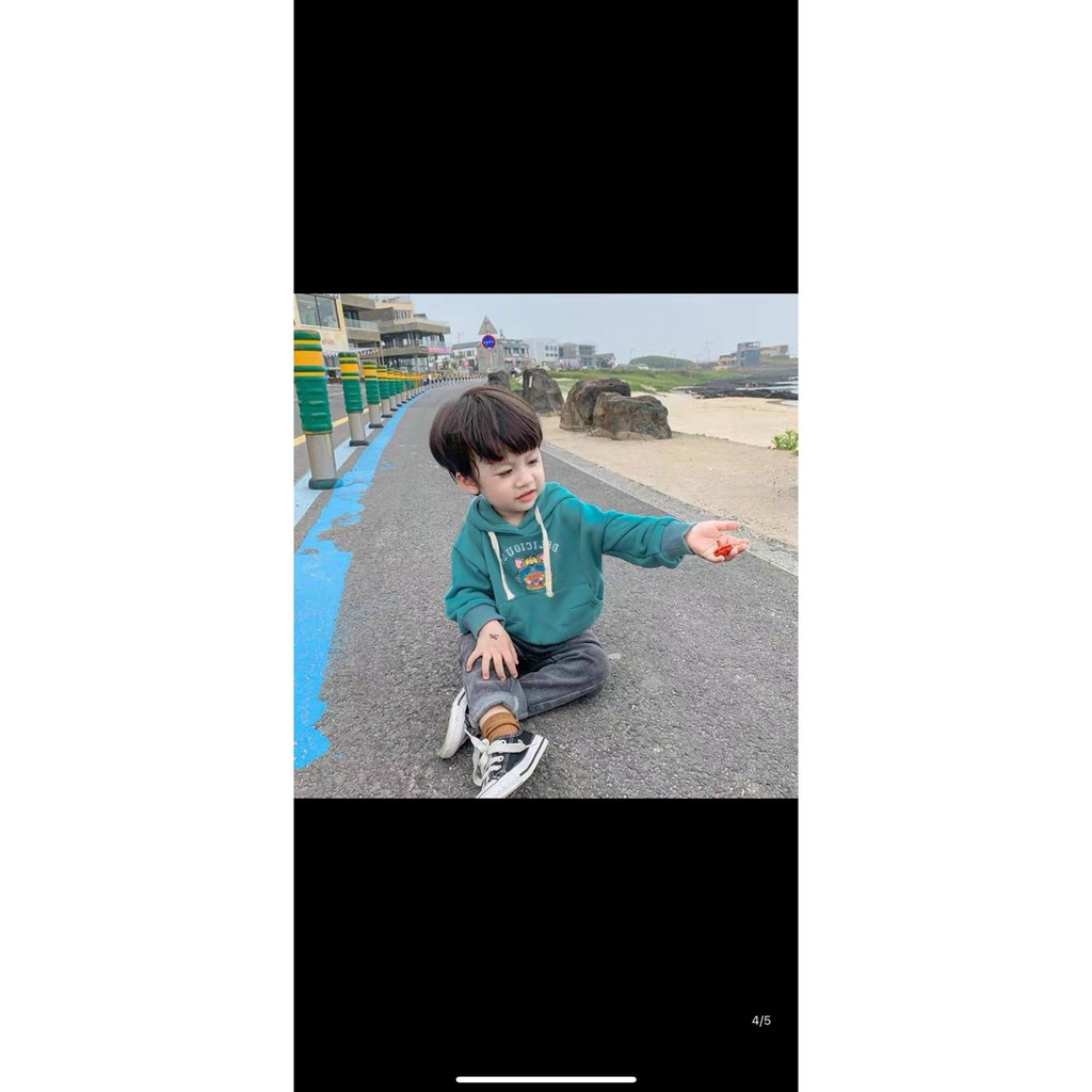 Áo nỉ đôi mẹ bé