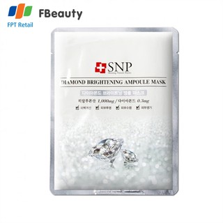 Mặt nạ dưỡng trắng SNP Diamond Brightening Ampoul Mask ampoule 25ml