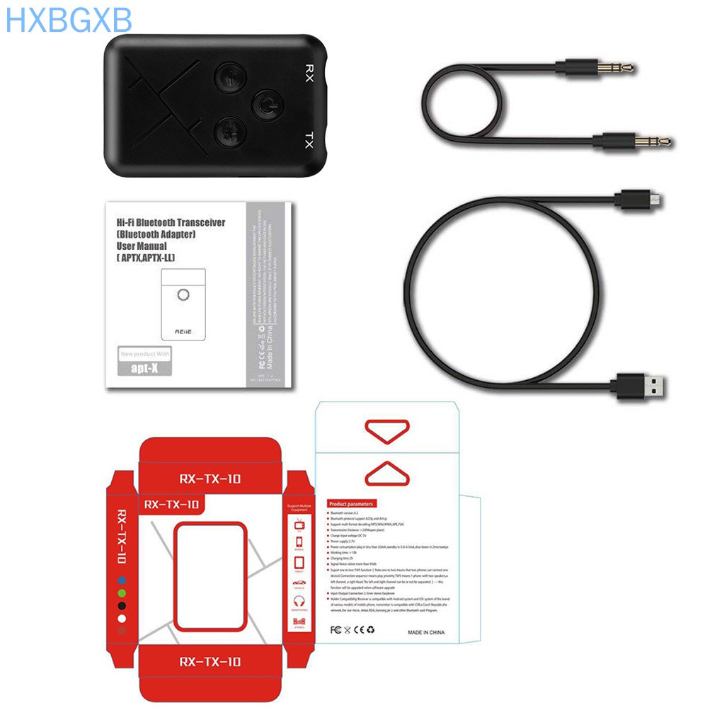 Bộ Thu Phát Âm Thanh Bluetooth 4.2 3.5mm 2 Trong 1 Cho Tv / Xe Hơi | BigBuy360 - bigbuy360.vn