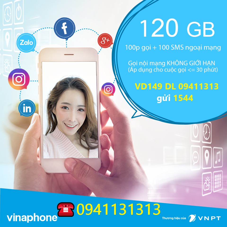 Sim 4g vinaphone VD149 12 tháng sử dụng