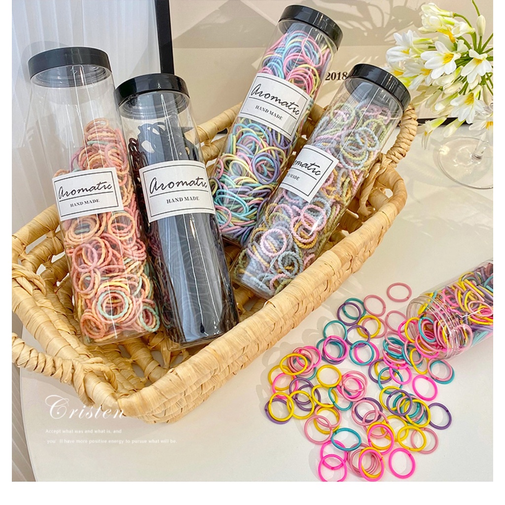 Dây Buộc Tóc Màu Kẹo Ngọt Không Làm Tổn Thương Tóc Thời Trang Mùa Hè 2023
