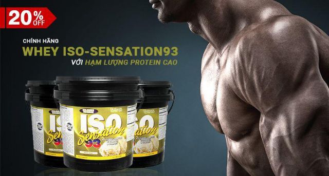 [Tăng Cơ] Combo Gói 1Kg Sữa Tăng Cơ ISO Sensation 93 Ultimate Nutrition