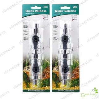 ISTA - Quick Release Double Tap | Van khóa nước máy lọc hồ thủy sinh