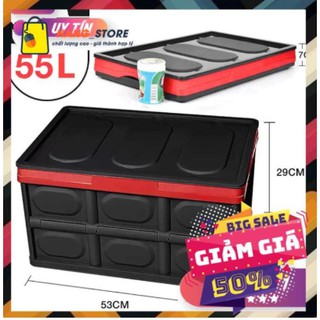 Hộp /Thùng đựng đồ co giãn trên ô tô gấp gọn