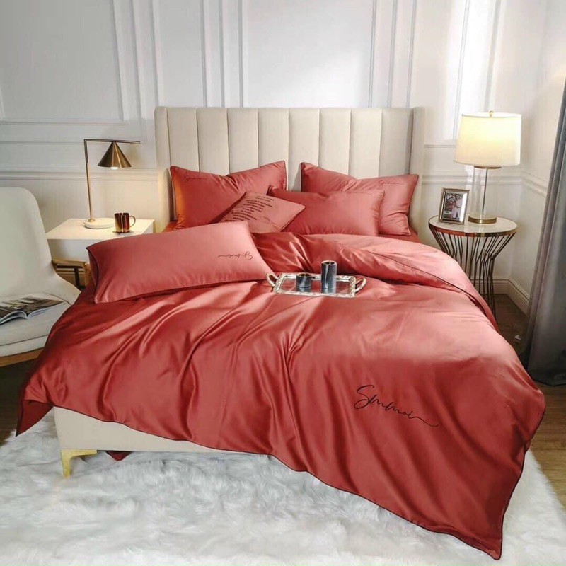 BỘ CHĂN GA GỐI LỤA SUMOI 60s TRƠN CAO CẤP | BigBuy360 - bigbuy360.vn