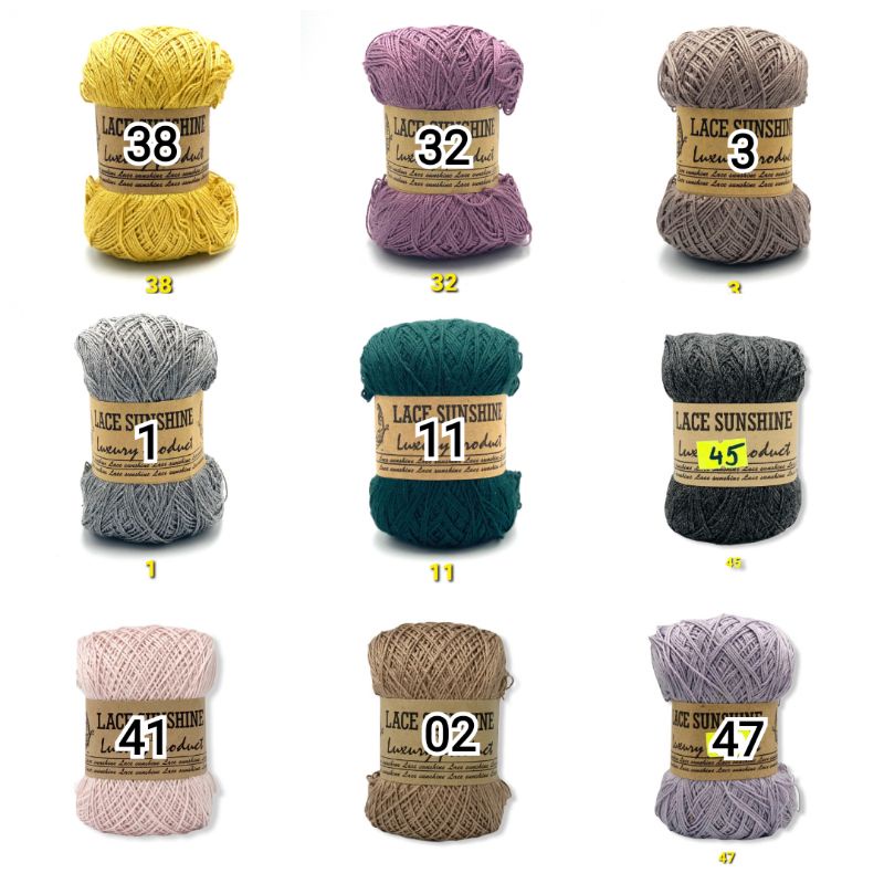 Sợi Lace Sunshine 0.8mm