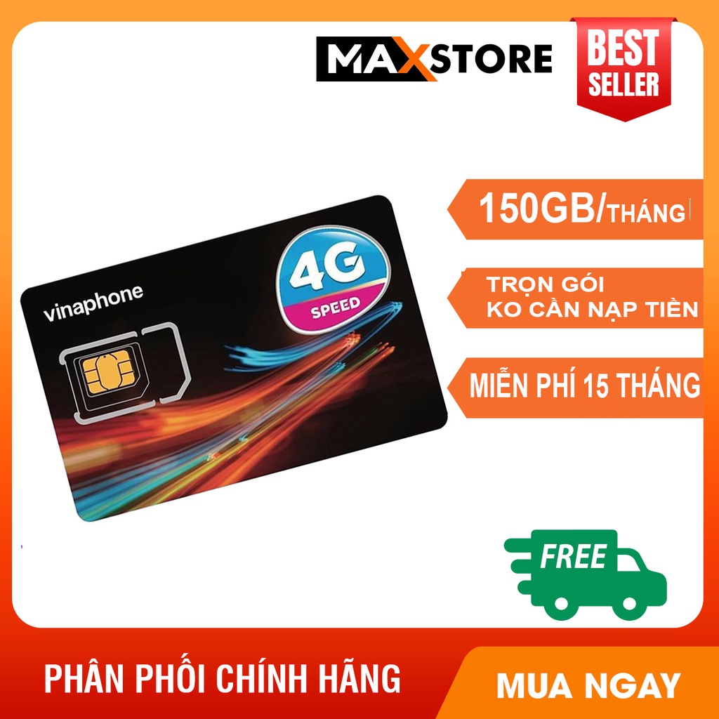 SIM 4G VINAPHONE VD89, D60G,VD149,big50y TRỌN GÓI 12 THÁNG - 4GB/NGÀY - 120GB/THÁNG DATA TỐC ĐỘ CAO
