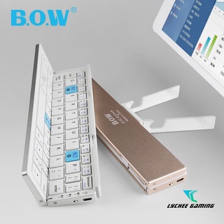 Bộ Bàn Phím Và Chuột bluetooth Không Dây mini Bằng Hợp Kim Nhôm Gấp Gọn Được Di Động Cho android / Máy Tính Bảng / laptop hb199