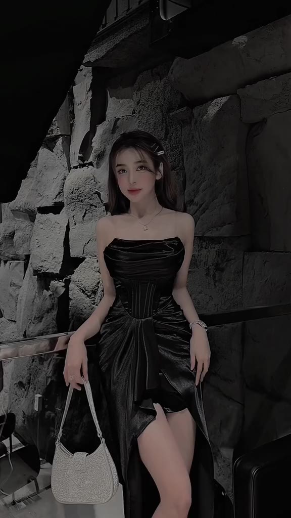 Đầm thiết kế sang trọng quyến rũ gợi cảm sexy dự tiệc - N161 | BigBuy360 - bigbuy360.vn