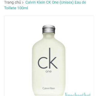 Ck one 100ml