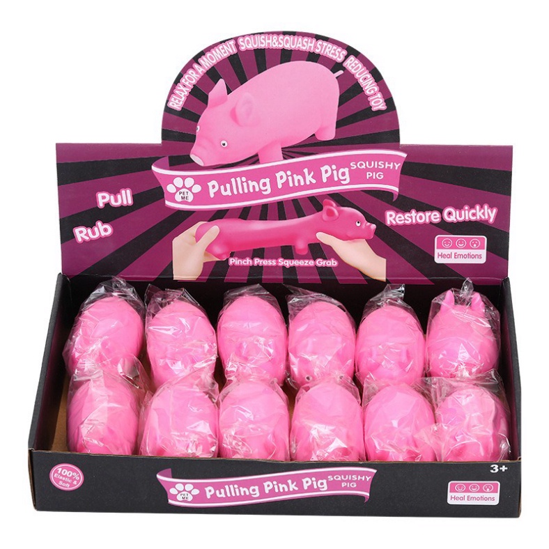 Squishy Heo Hồng Cát Gudetama Có Thể Kéo Dài Giải Trí Xả Stress Đáng Yêu Cực Vui Nhộn