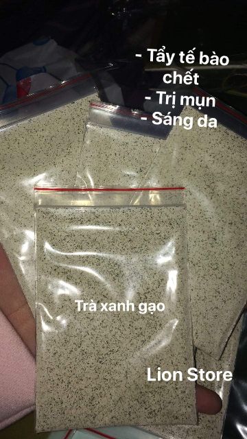 Bột Thiên Nhiên ( Trà Xanh , Bạc hà , Cám gạo...)