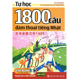 Sách - tự học 1800 câu đàm thoại tiếng nhật