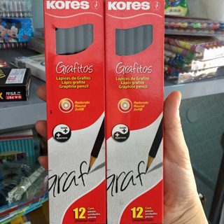 Bút chì gỗ thân đen 2B