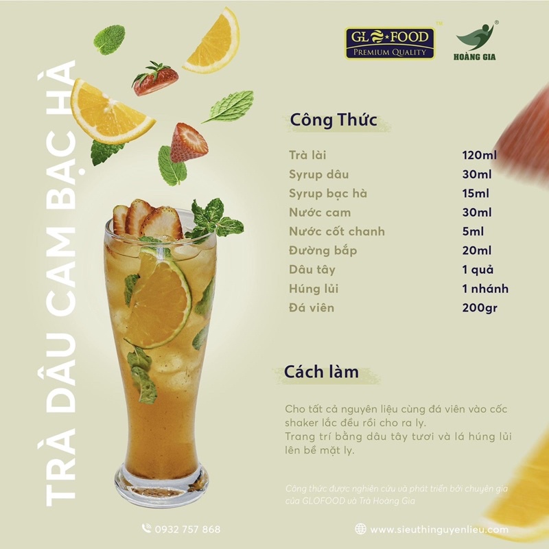 Lục Trà Lài Hoàng Gia - Pha trà trái cây (pha trà mãng cầu cực ngon)