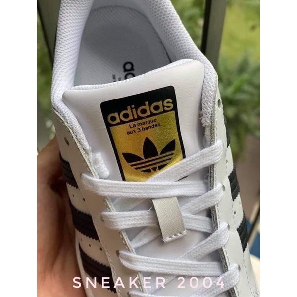 Giày adidas sò 11 da thật , giày thể thao adidas trắng buộc dây sneaker nam nữ kèm hộp