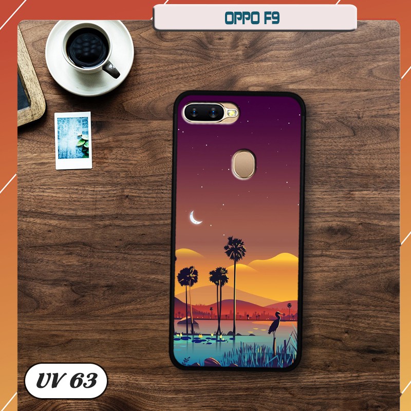 Ốp lưng điện thoại OPPO F9 - lưng nhám viền dẻo