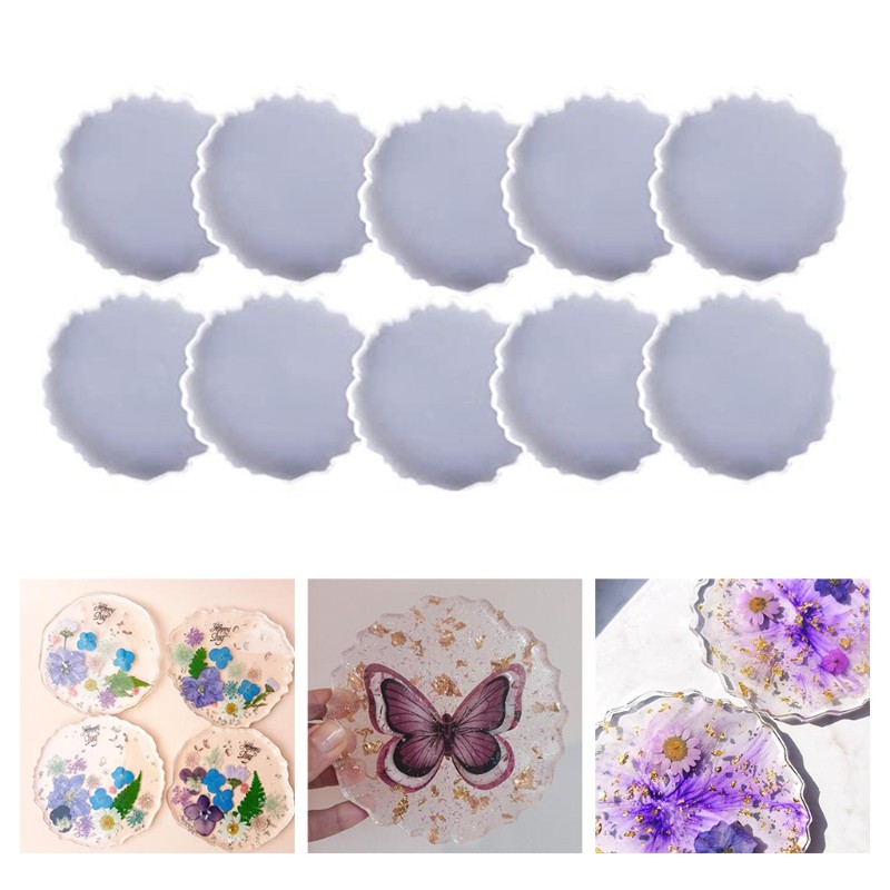 Set 10 Khuôn Silicon Làm Đồ Trang Sức Đa Năng Tiện Dụng