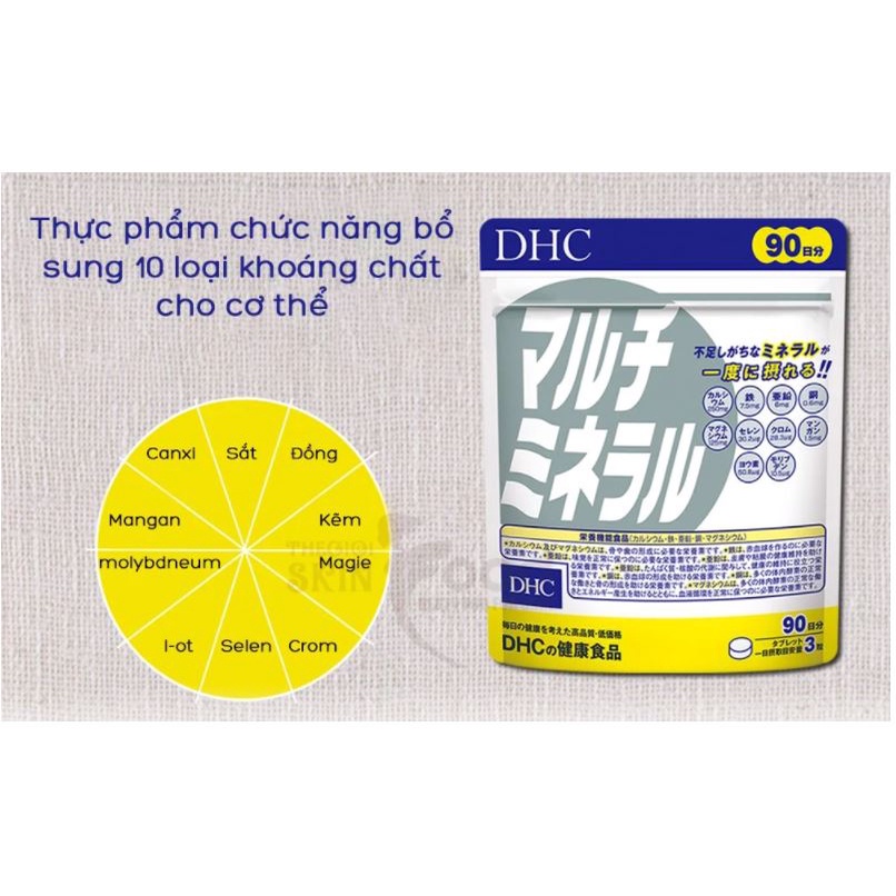 Viên Uống Bổ Sung Khoáng Chất DHC Multi Minerals