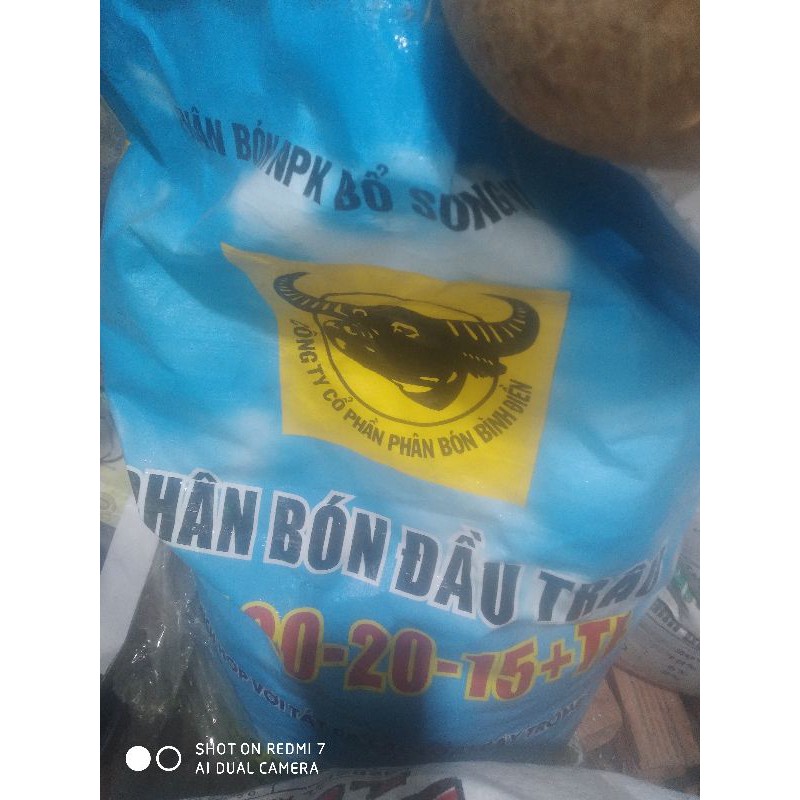 Phân bón NPk đầu trâu 20/20/15 te kg