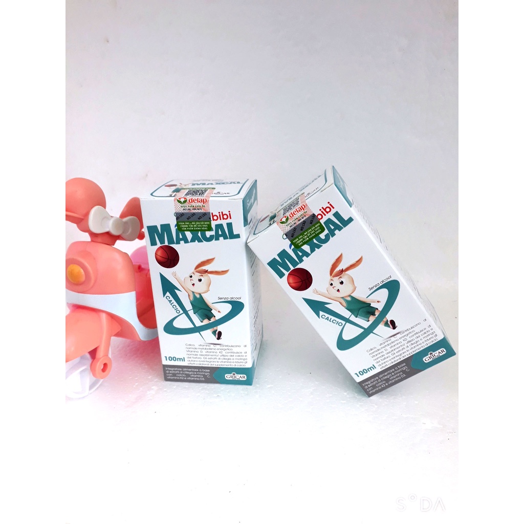 Smartbibi MAXCAL, bổ sung Canxi, D3K2 giúp bé hấp thụ canxi, hỗ trợ phát triển chiều cao và giảm nguy cơ còi xương ở trẻ