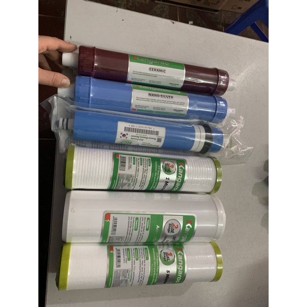 Combo Lõi Lọc 123456 Kangaroo ♥️ Lõi Lọc Nước Kangaroo | BigBuy360 - bigbuy360.vn