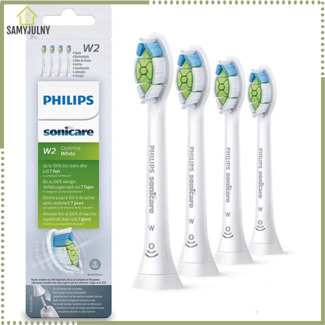 Đầu Bàn Chải Đánh Răng Thay Thế Cho Philips Sonicare w2 Hx6063 / 64 (w2)