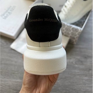 GIÀY MC.Q QUEEN WHITE BLACK DA THẬT [ FULL BOX + FREE SHIP ]