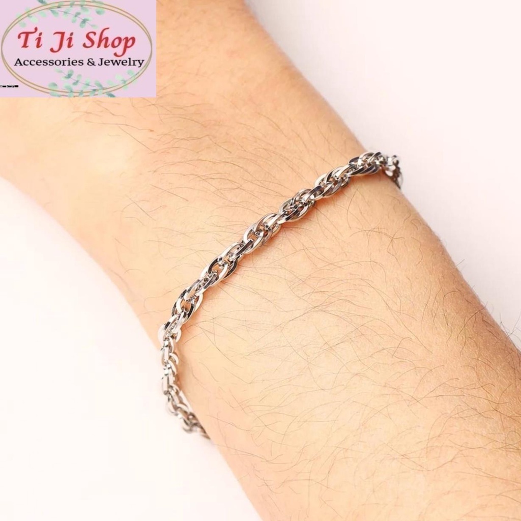 LẮC TAY NỮ INOX THÁNH GIÁ TẦNG - đẹp, không đen,