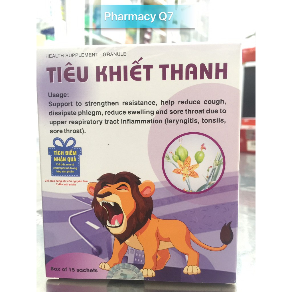 ✅Côm Tiêu Khiết Thanh trẻ em Hộp 15 gói