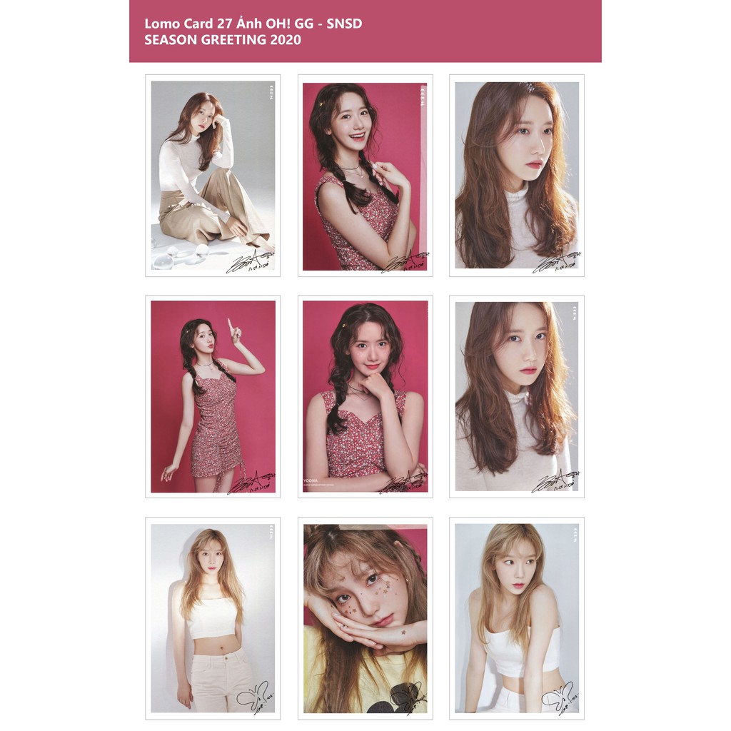 Lomo Card Ảnh Oh!GG  - Season Greeting 2020