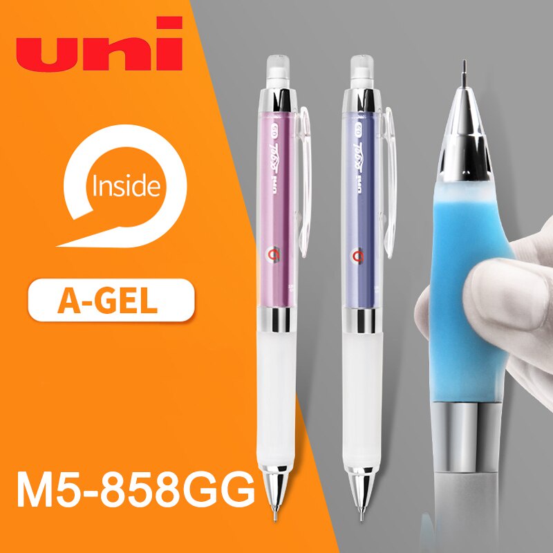 Bút Chì Kim Uni Kuru Toga Alpha Gel M5-858GG - Xoay ngòi tự động - 0.5mm