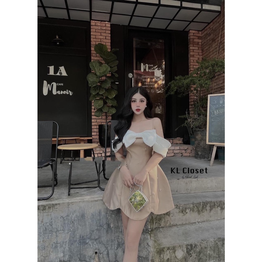 ĐẦM NƠ NGỰC TO 2 DÂY PHỐI MÀU ĐÍNH HẠT