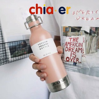 Bình giữ nhiệt Tyeso thiết kế có quai xách 473ml Chia.er