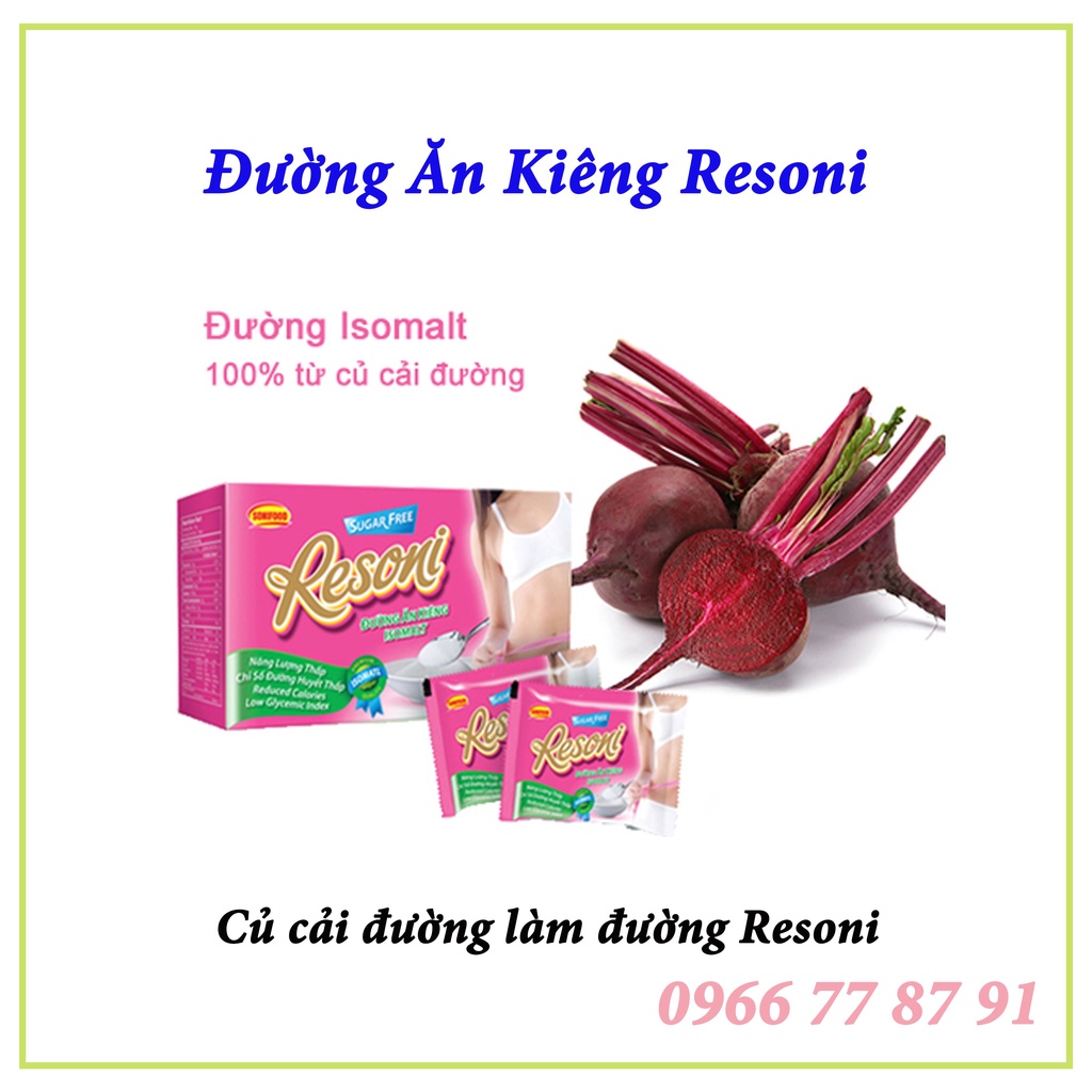 Đường Resoni dành cho người tiểu đường, ăn kiêng hộp 150g