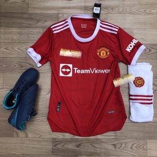 Áo Manchester United 2022 | Bộ Quần Áo Bóng Đá CLB Manchester United Sân Nhà Màu Đỏ Hàng Player
