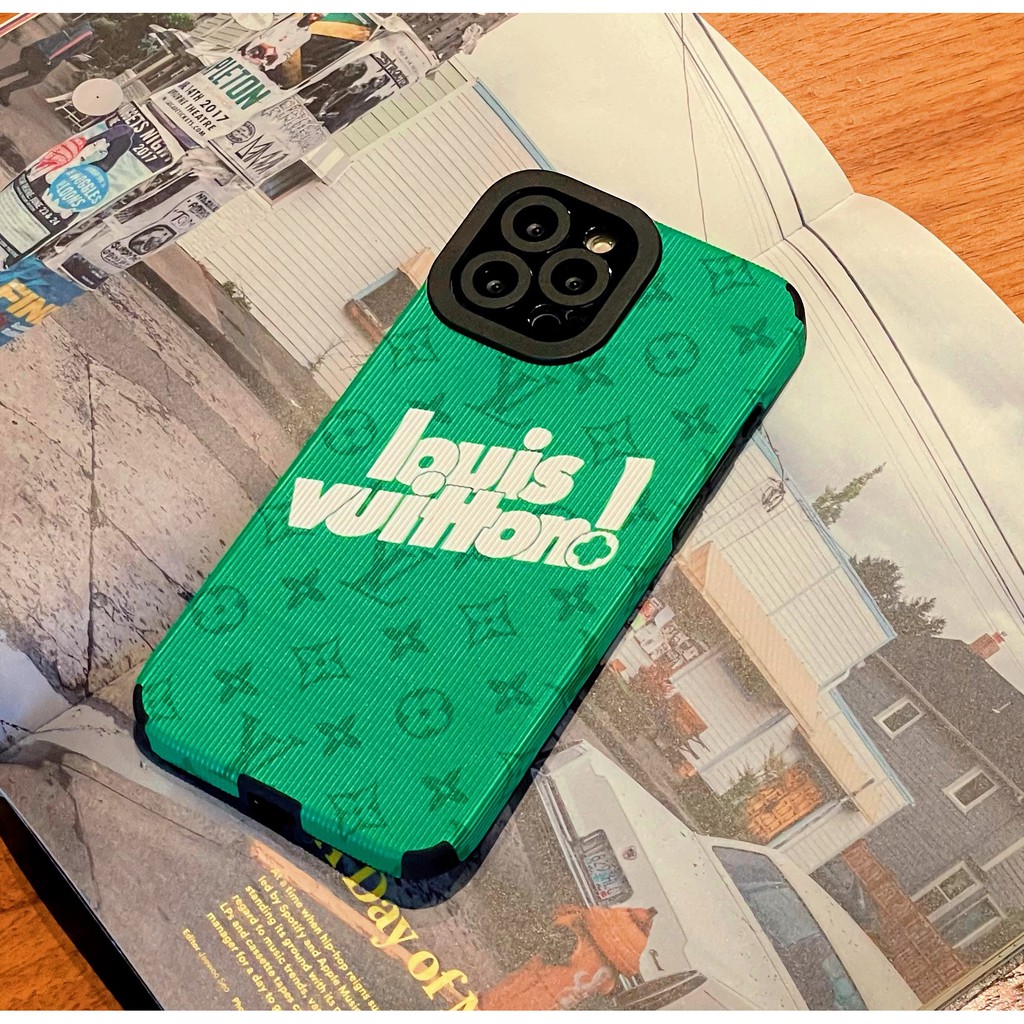 Ốp điện thoại TPU dẻo in logo LV sành điệu thích hợp cho IPHONE 7/8 plus SE2 X XS XS MAX 11 12 13 PRO PROMAX