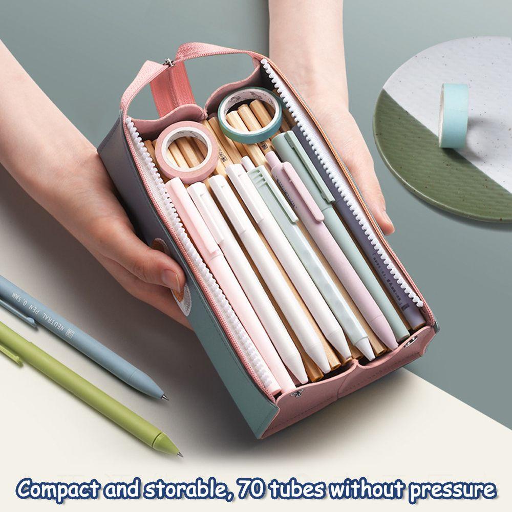 UUMIR Túi Đựng Bút Canvas Họa Tiết Hoạt Hình Dễ Thương