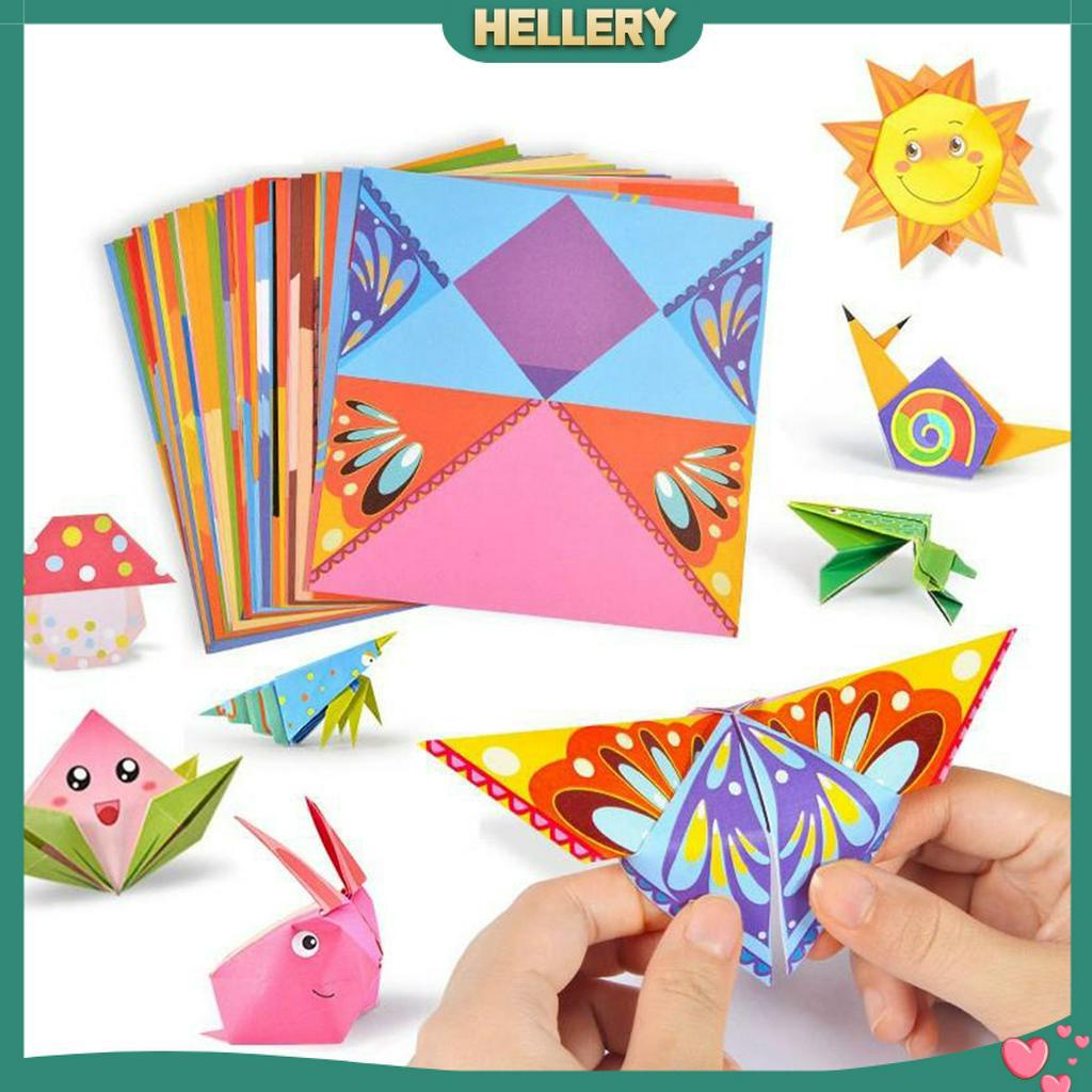Bộ Giấy Xếp Hình Origami 3D Nhiều Màu Dành Cho Người Mới Bắt Đầu