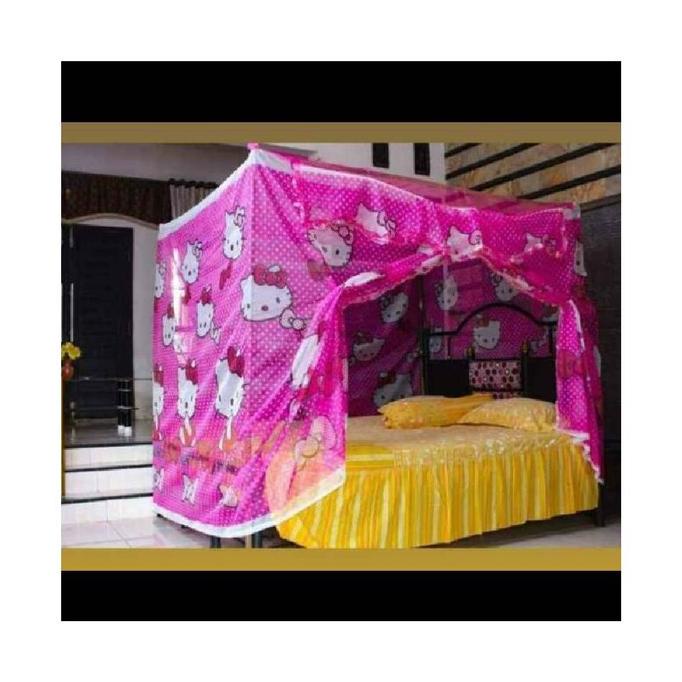 Hộp Lưới Chống Muỗi Hình hello kitty Kích Thước 180x200