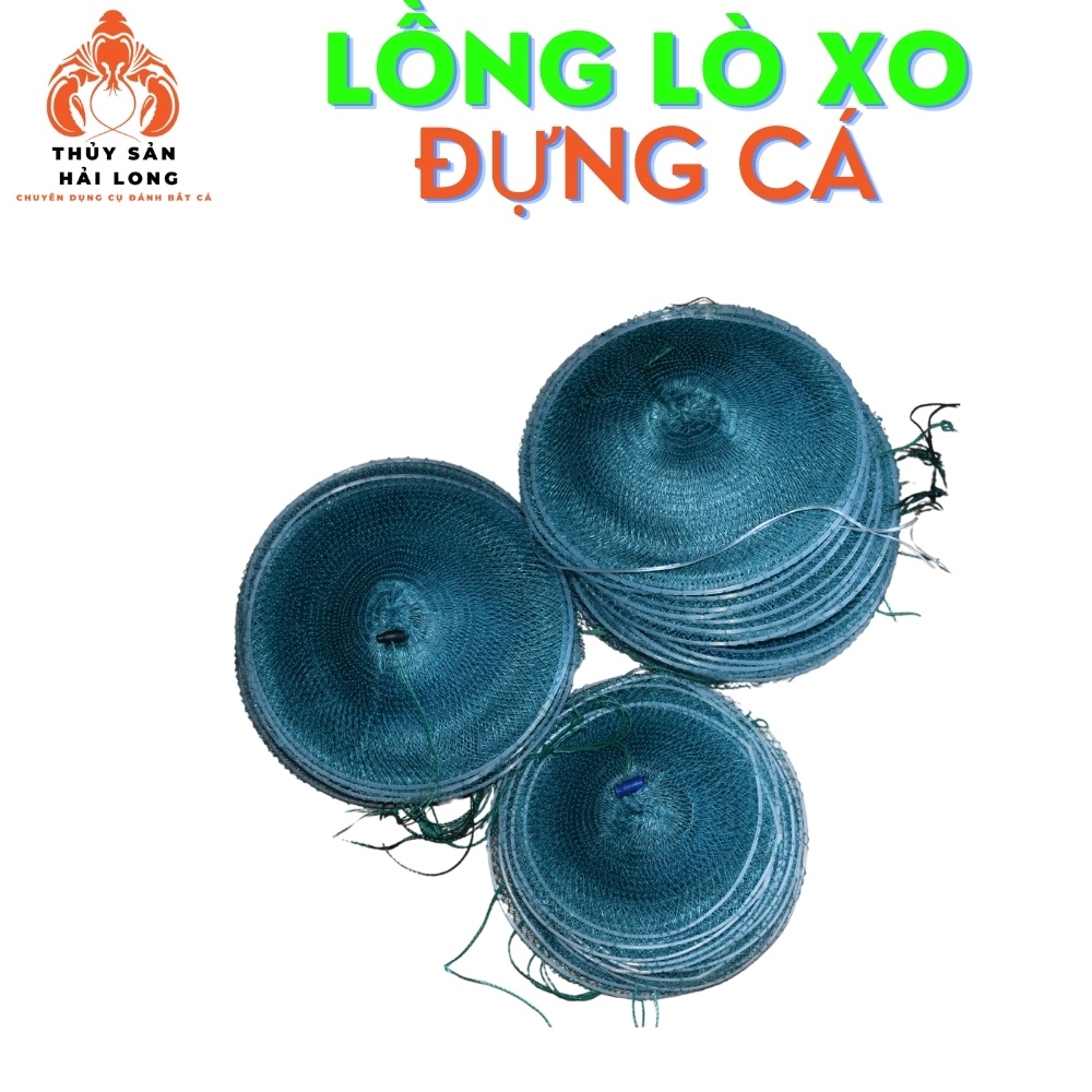 GIỎ ĐỰNG CÁ, LỒNG ĐỰNG CÁ đi câu 3 tầng lò xo không gãy