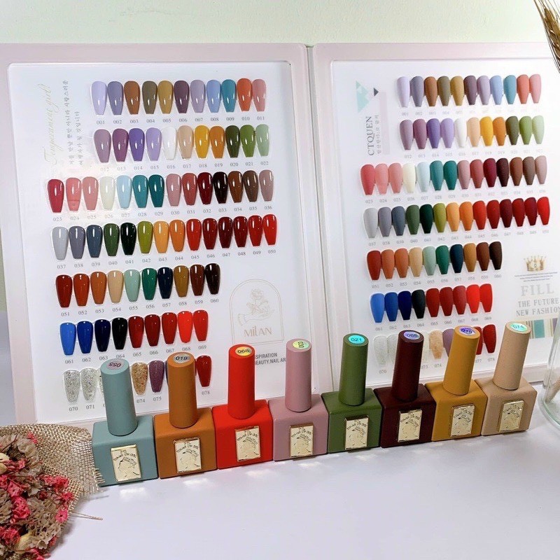 SƠN GEL MILAN 78 MÀU CAO CẤP CHẤT SƠN ĐẶC MỊN HÀNG ĐẦU
