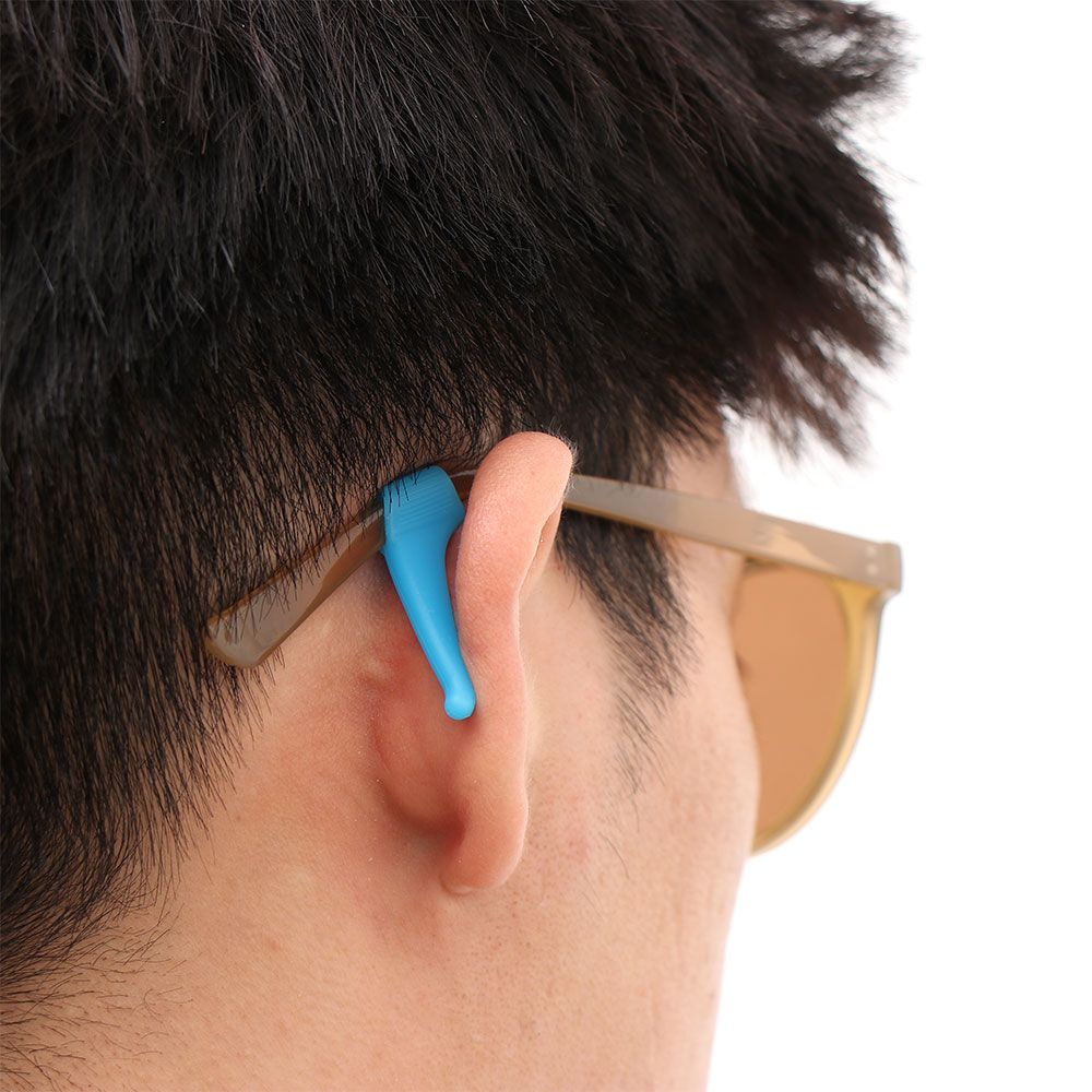 Bộ 5 cặp móc đeo mắt kính bằng silicon mềm chống trượt nhiều màu