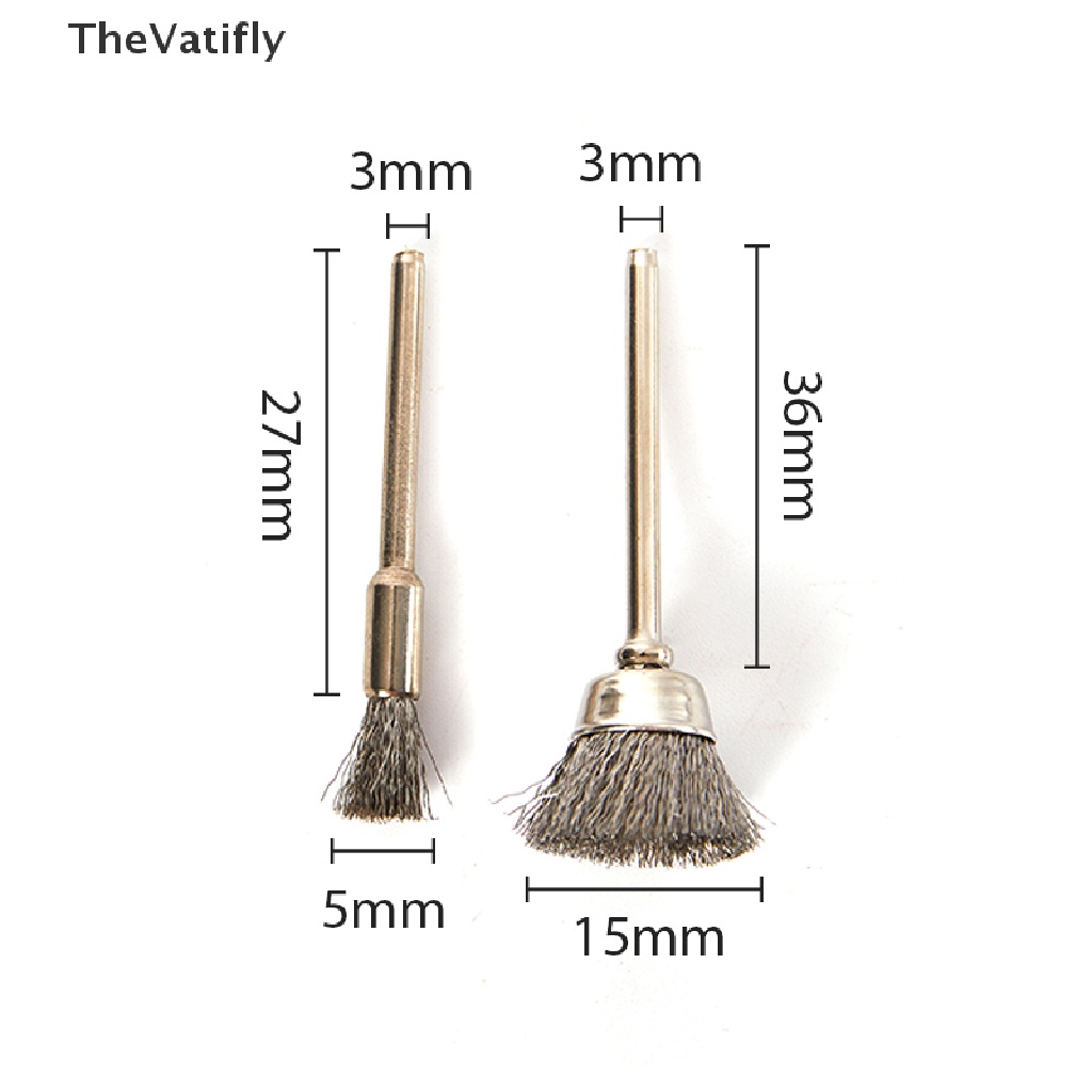 Set 10 Chổi Sợi Thép Loại Bỏ Rỉ Sét Đánh Bóng Tiện Dụng