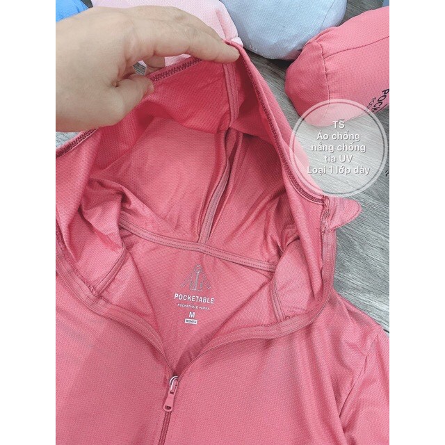 Áo Chống Nắng Nữ chất demin Thông Hơi Cực Thoáng Mát💝FREESHIP🍅 màu hồng đậm