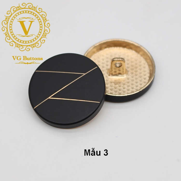 Cúc kim loại cao cấp, Khuy áo phẳng, phù hợp áo vest nam và nữ, quần tây, áo khoác măng tô, áo khoác dạ