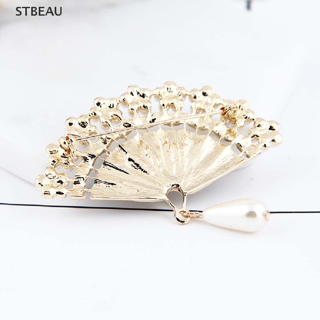 Ghim Cài Áo / Khăn Choàng Đính Ngọc Trai Nhân Tạo Vintage Thời Trang Cho Nữ