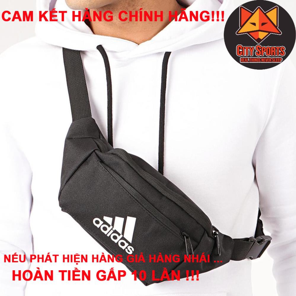 [Free Ship] Chính Hãng Adidas túi chéo PARKHOOD WAIST BAG DS8862 [CAm kết chính hãng fake 1 đền 10]