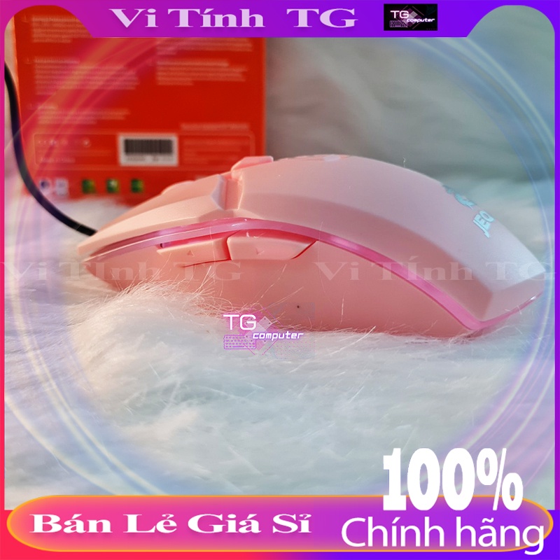 Chuột máy tính có dây gaming giá rẻ có led JM 518 Vi tính TG